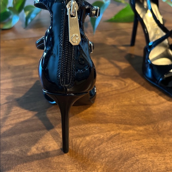 Guess Black Strappy Heels - Picture 4 of 8